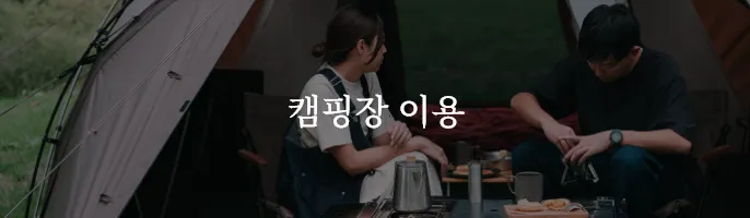 캠핑장 이용